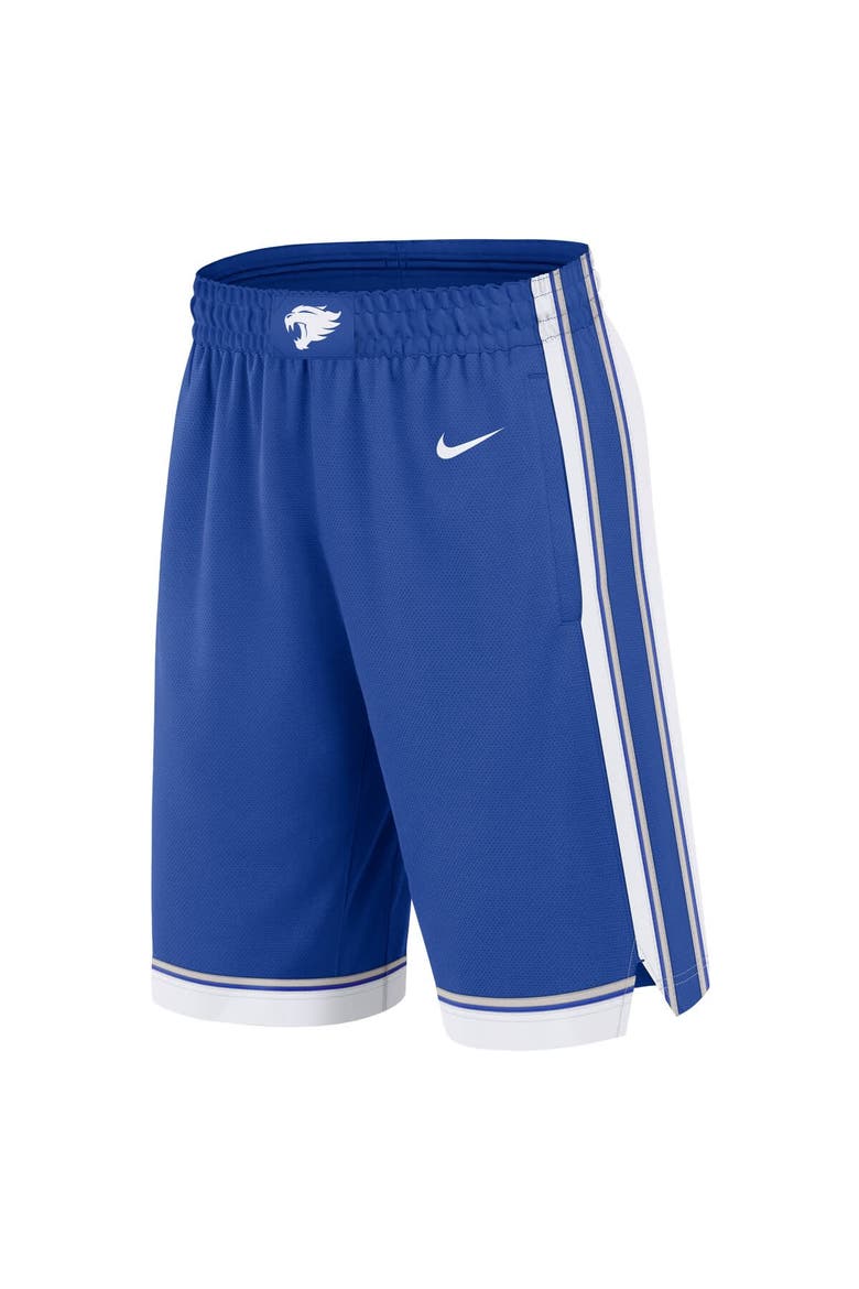 Men's Nike Royal Kentucky Wildcats Road Replica Performance Basketball Shorts, Alternate, color, Royal
