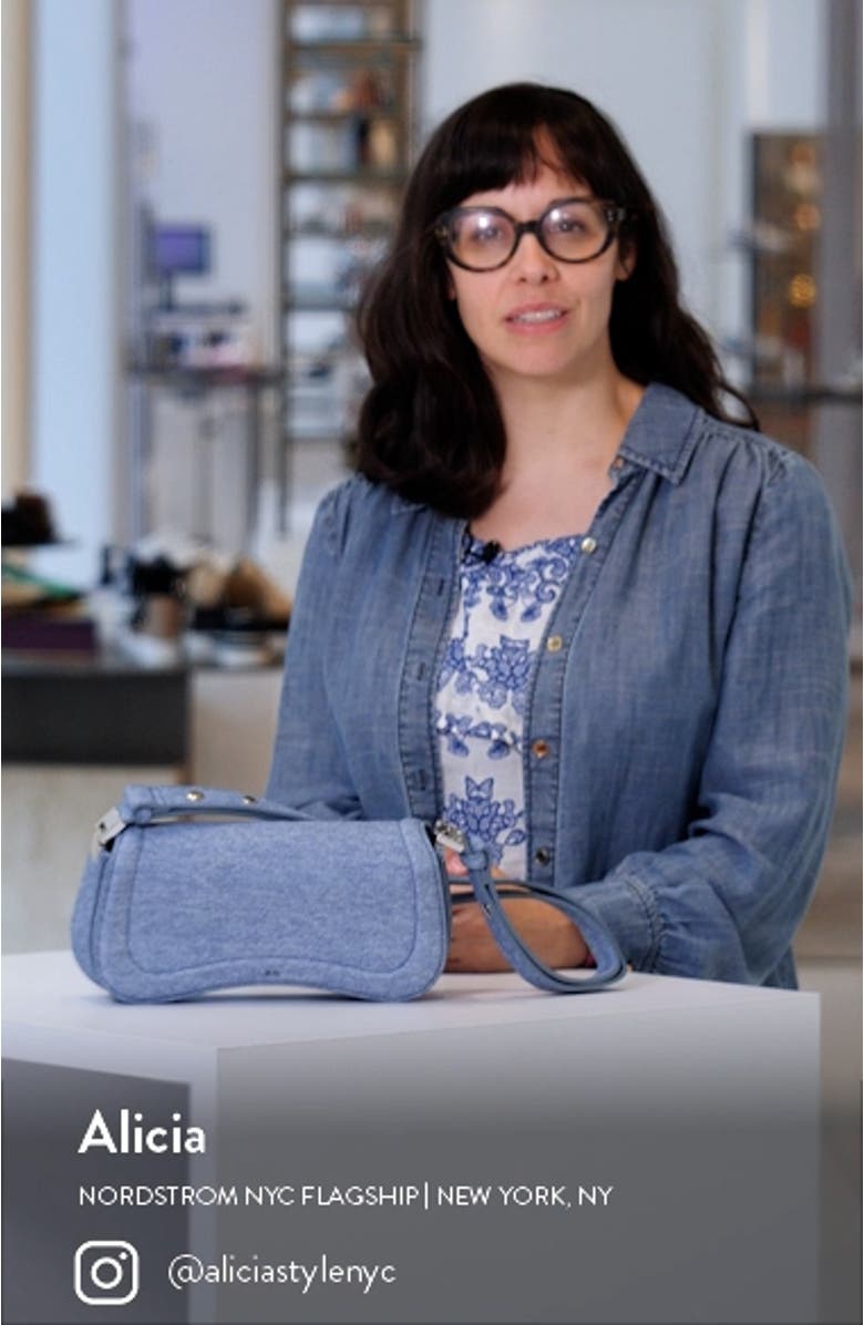 Joy Denim Shoulder Bag, sales video thumbnail