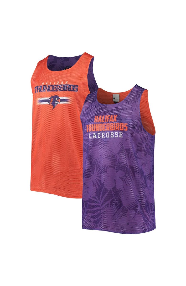 FOCO Men's FOCO Purple/Orange Halifax Thunderbirds Reversible Mesh Tank Top, Main, color, Purple