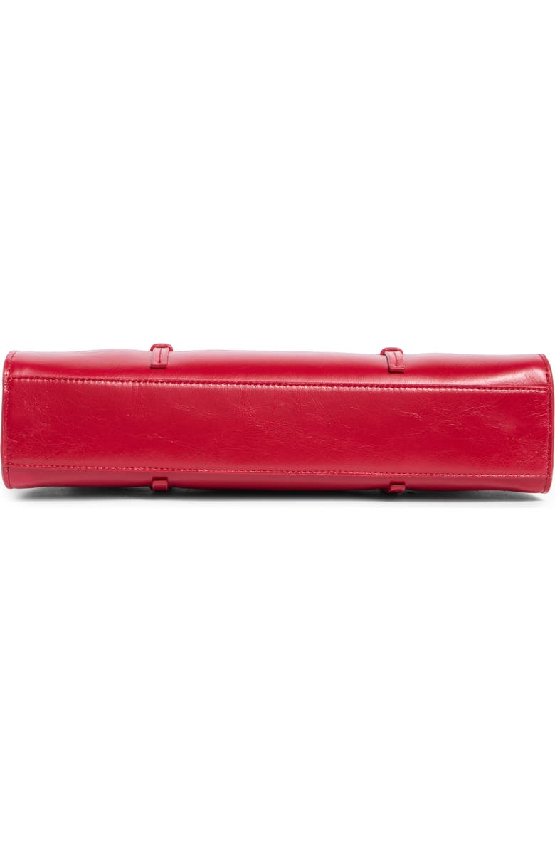 Reformation Elena Leather Shoulder Bag, Alternate, color, Poppy Leather
