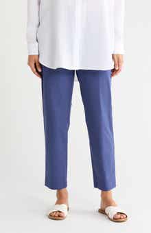 High Waist Ankle Tapered Pants