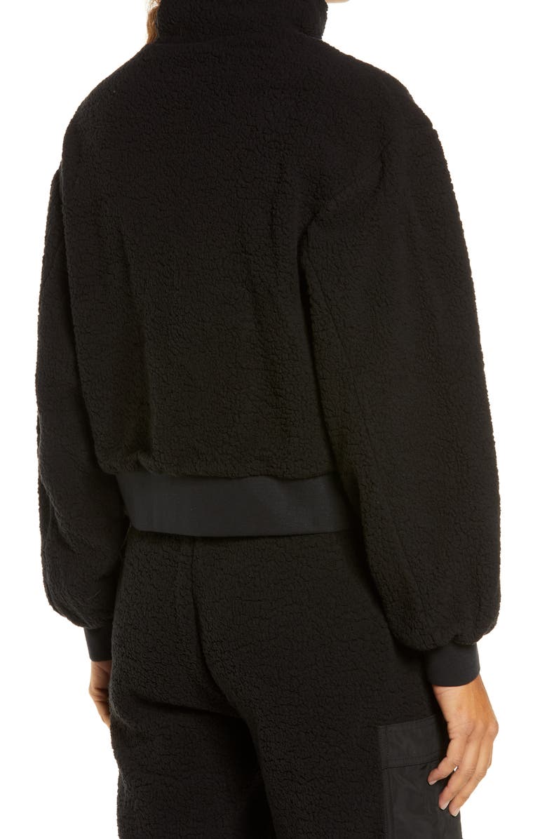 Alo High Pile Fleece Hooded Jacket, Alternate, color, 