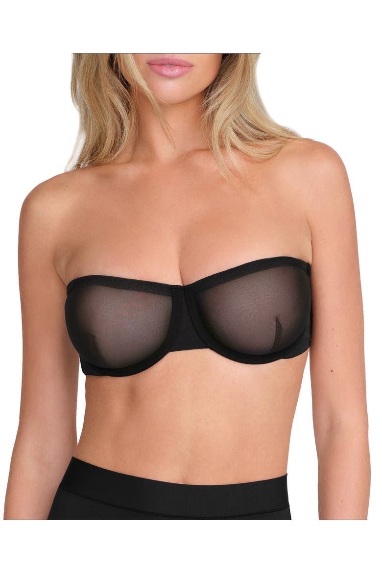 The Strapless Convertible (mesh), Main, color, BLACK