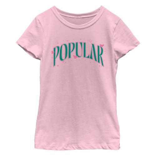 Girl's Wicked Popular Motto  Graphic T-Shirt in Light Pink  product