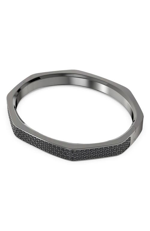 Swarovski Ladies Octagon Shape Black Dextera Bangle In Black