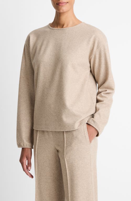 Vince Elevated Wool Blend Sweater In Neutral