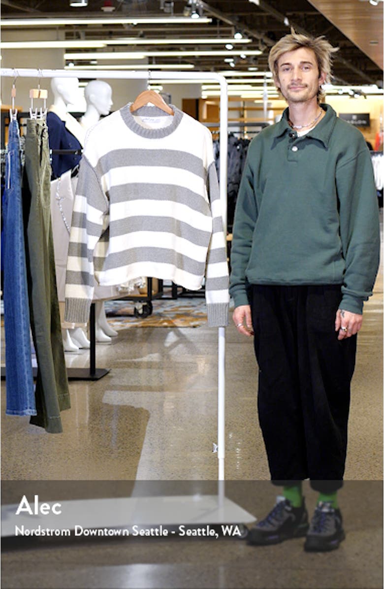 Gretchen Stripe Crewneck Sweater, sales video thumbnail