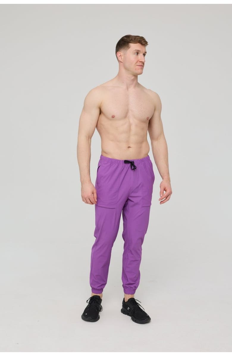 OOSC Elite Everyday Activewear Joggers - Purple, Alternate, color, Purple