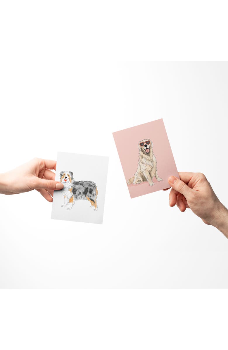 Ramus & Co Love/Valentine's Assorted Greeting Card Pack (3ct) "Aussie Love Mail, Golden Love, Likes", Alternate, color, Multi-Pack