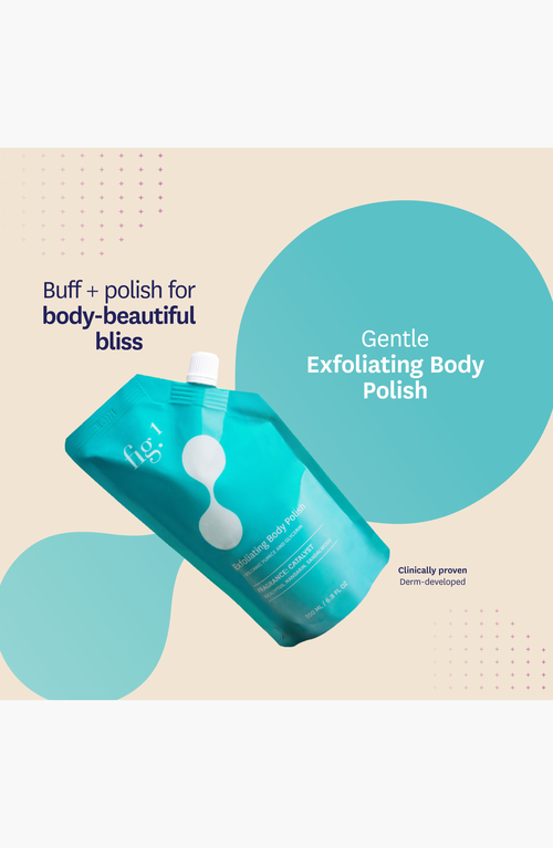 Fig.1 Beauty Exfoliating Body Polish In Blue