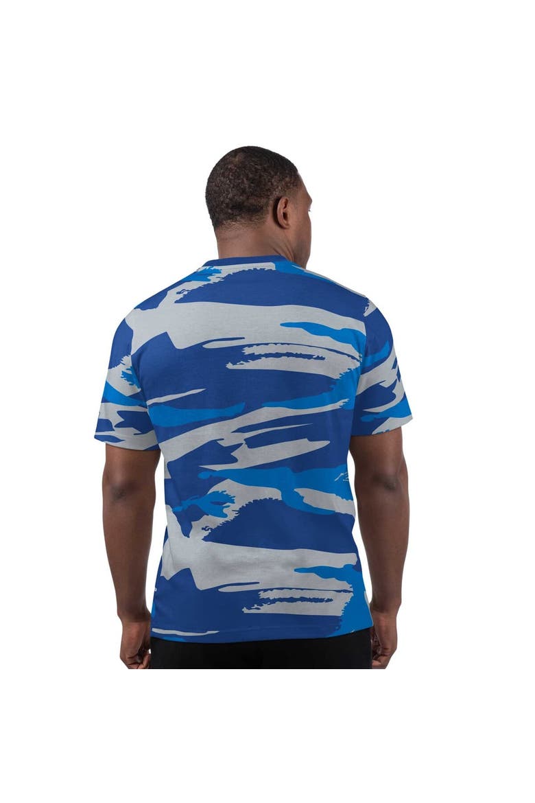 Men's Starter Royal/Gray Seattle Seahawks Thursday Night Gridiron Classics Vintage Logo T-Shirt, Alternate, color, Royal