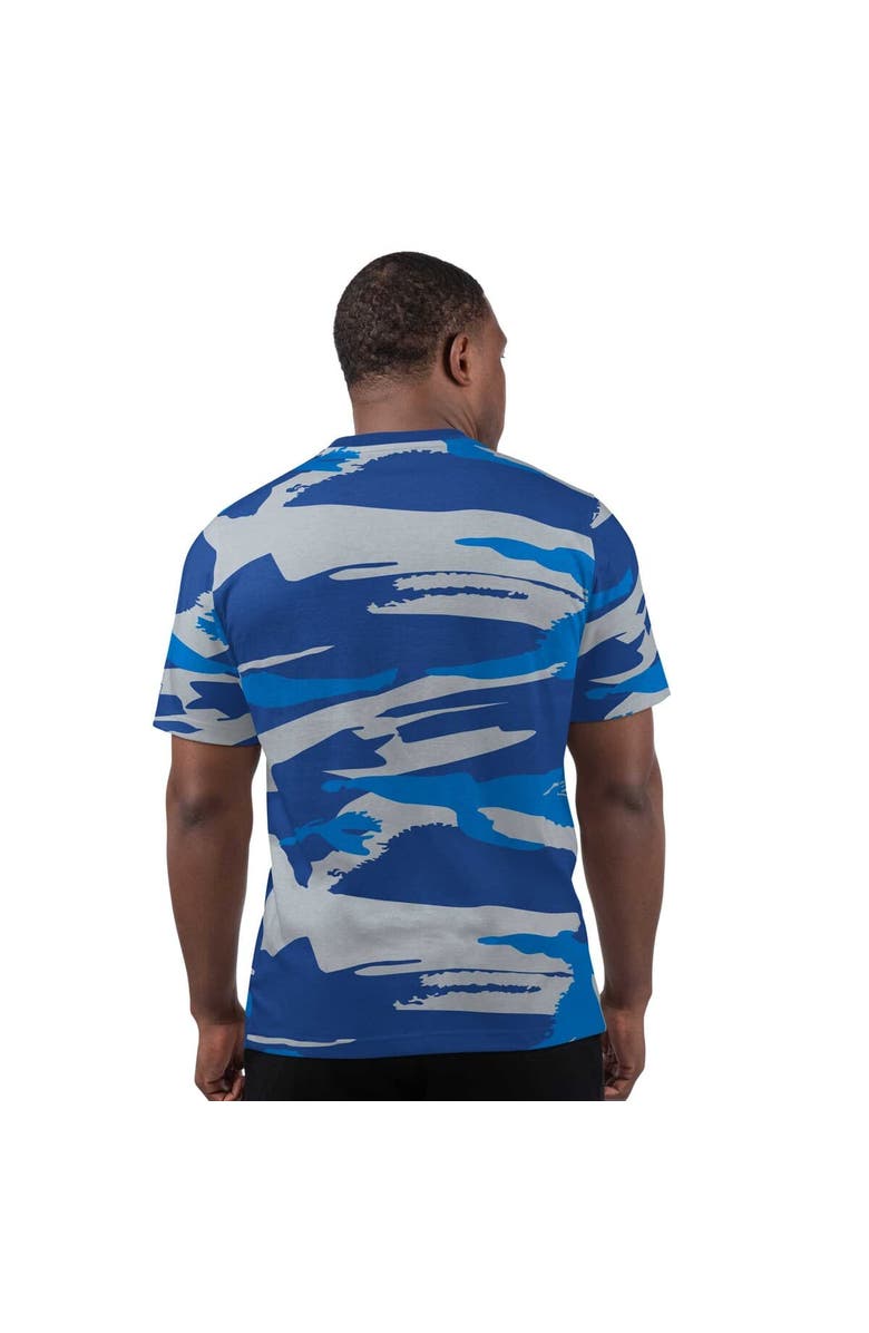 STARTER Men's Starter Royal/Gray Seattle Seahawks Thursday Night Gridiron Classics Vintage Logo T-Shirt, Alternate, color, Royal