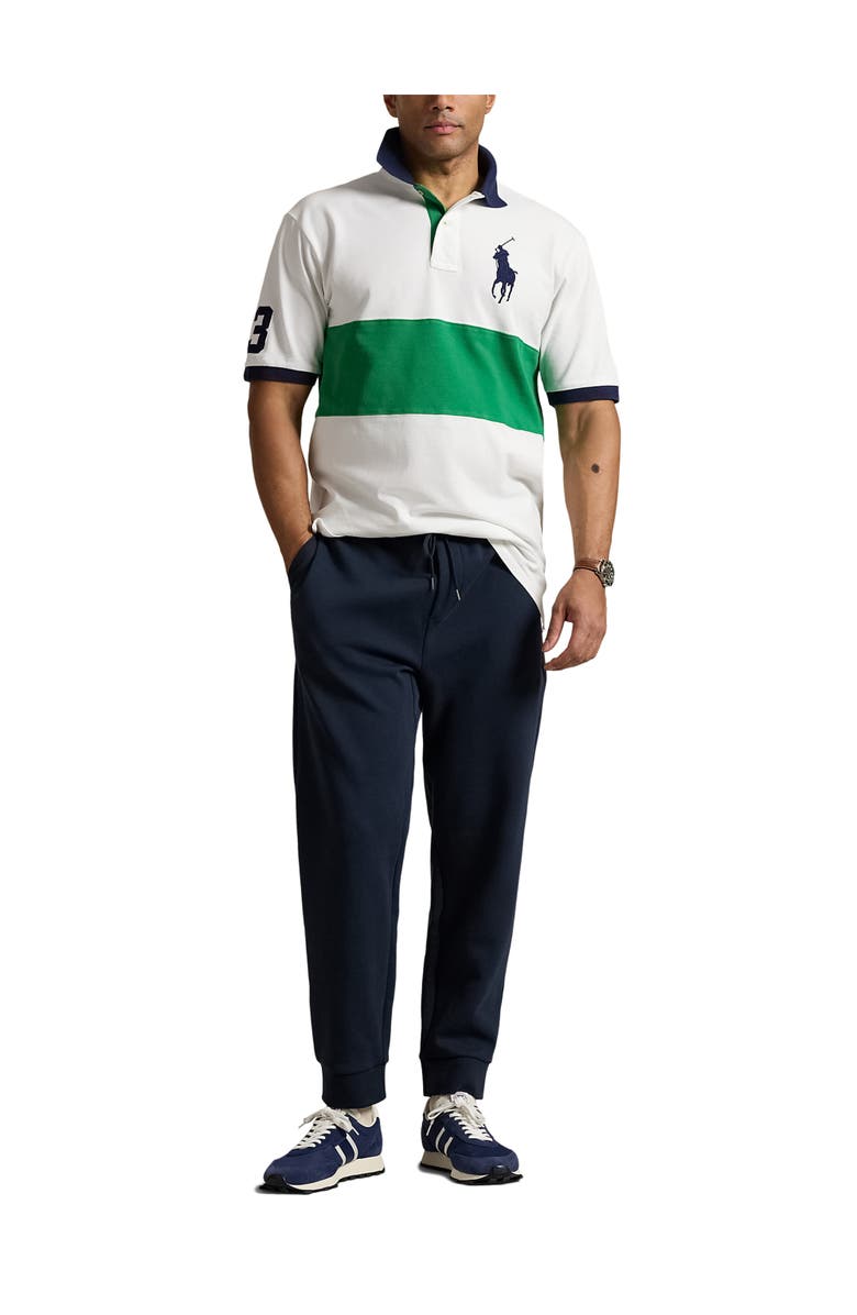 Polo Ralph Lauren Big & Tall Big Pony Mesh Polo Shirt, Alternate, color, White Multi