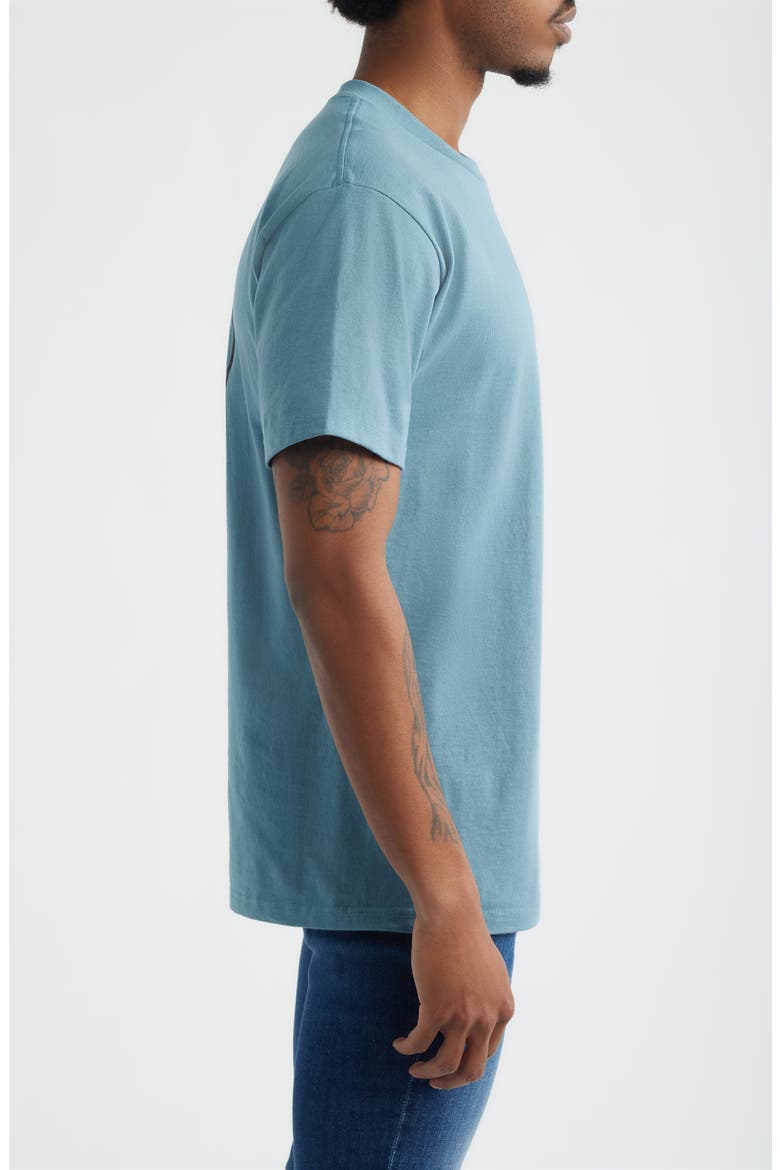 Crest Cotton Graphic T-Shirt, Alternate, color, OCEAN BREEZE/ BLACK/ RUST