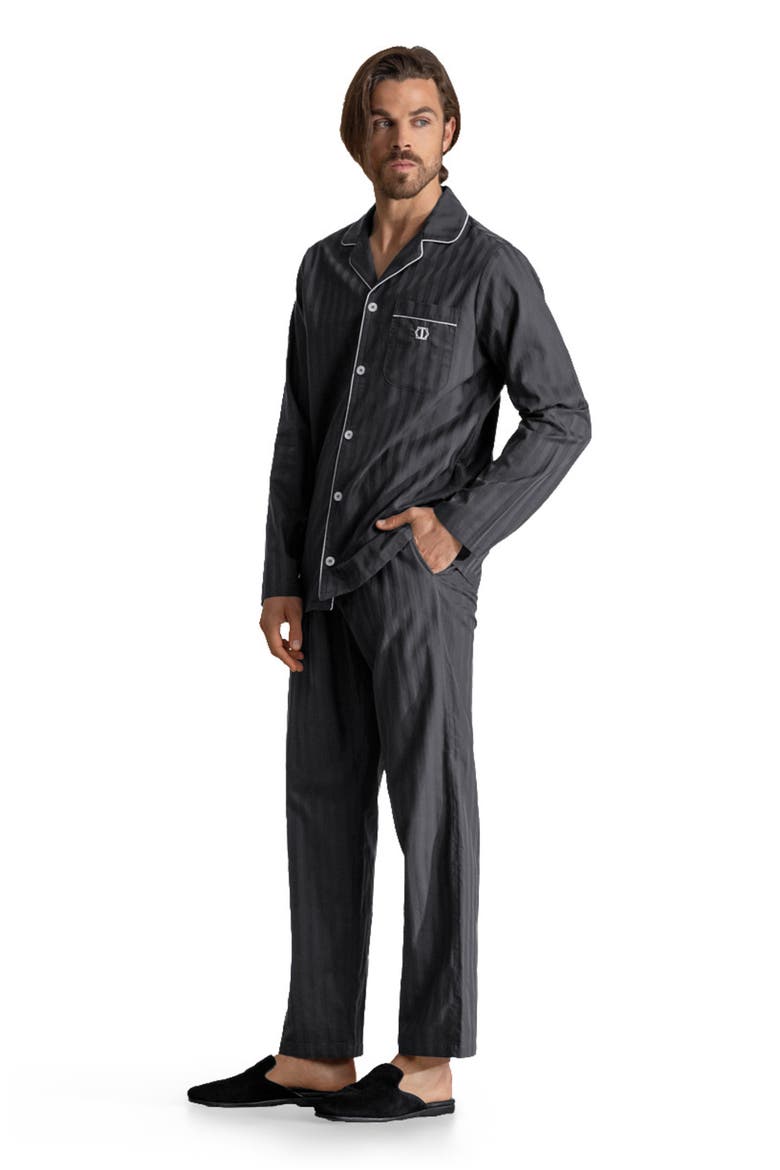 Baro Men's pajamas, Main, color, Dark Grey