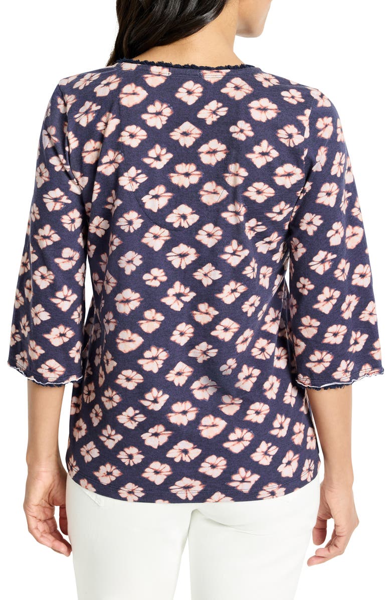 NZT by NIC+ZOE Geo Garden Fringe Top, Alternate, color,