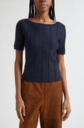 ST. JOHN Diagonal Knit Sweater