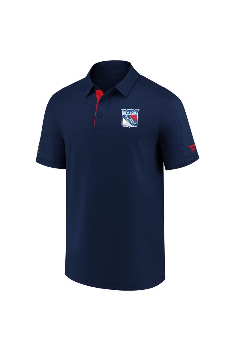 Men's Fanatics Branded Navy New York Rangers Authentic Pro Locker Room Polo, Alternate, color, Navy