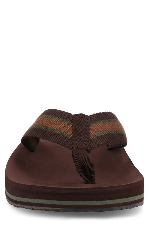 Vance Co. Vance Co Fontana Flip Flop In Brown