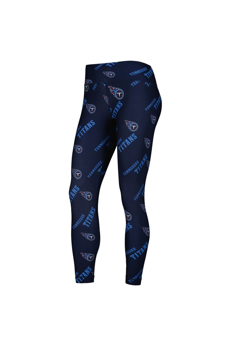 Women's Concepts Sport Navy Tennessee Titans Breakthrough Allover Print Lounge Leggings, Alternate, color, Navy