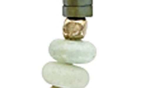 Olivia Welles Beaded Drop Earrings In Gold