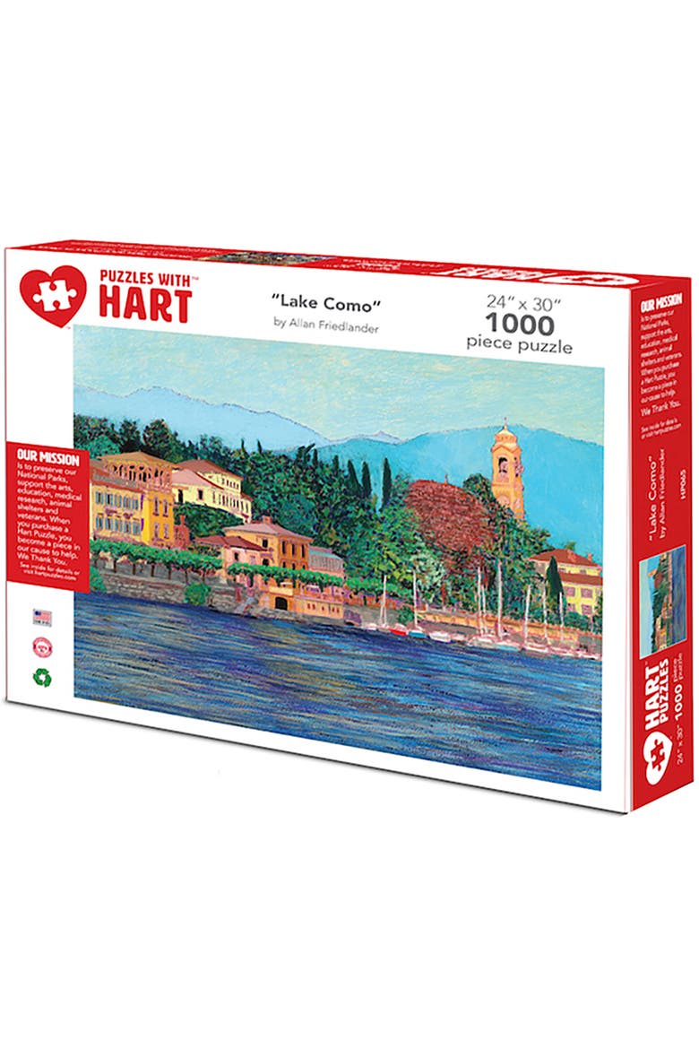 Lake Como by Allan Friedlander, 24 x 30 Inch 1000 Piece Puzzle, Main, color, Multicolored