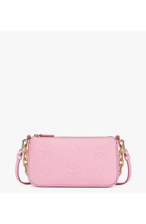 Aren Chain Crossbody in Maxi Monogram Leather