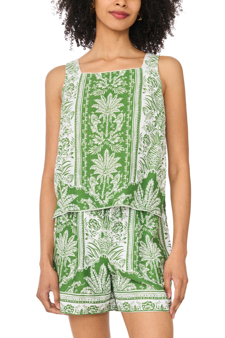 Tank & Shorts Set, Alternate, color, SALTED LIME