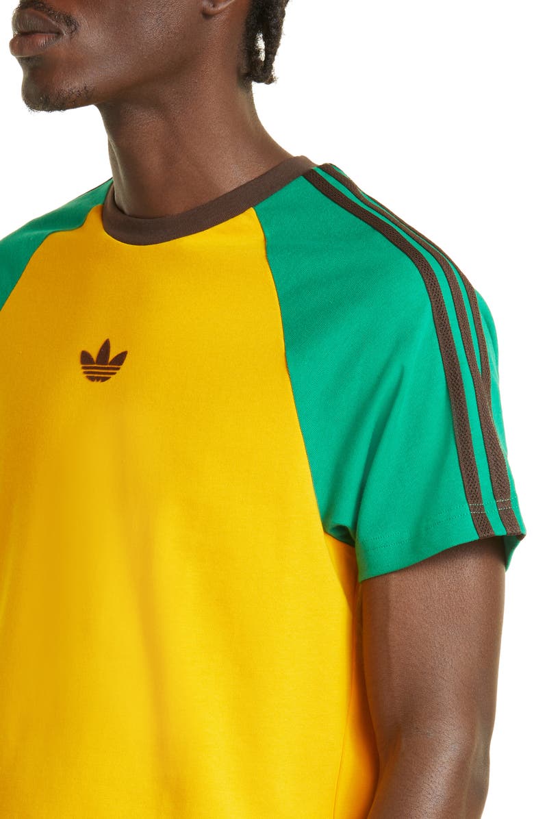 ADIDAS X WALES BONNER Trefoil Embroidered T-Shirt, Alternate, color, 