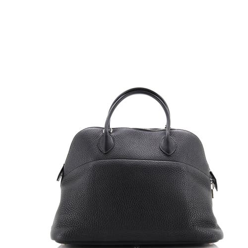 Pre-owned Hermes Hermes Bolide Bag Clemence 31 In Black