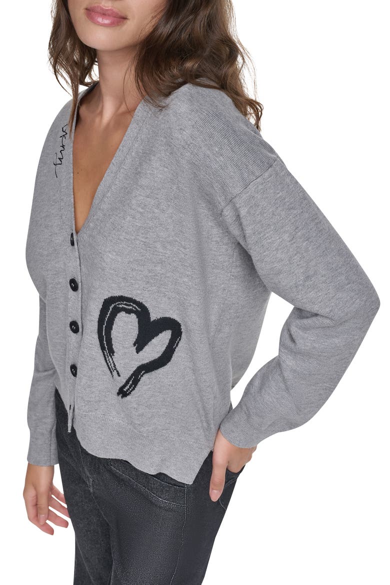 Heart Brushstroke Cardigan, Alternate, color, FEATHER HT