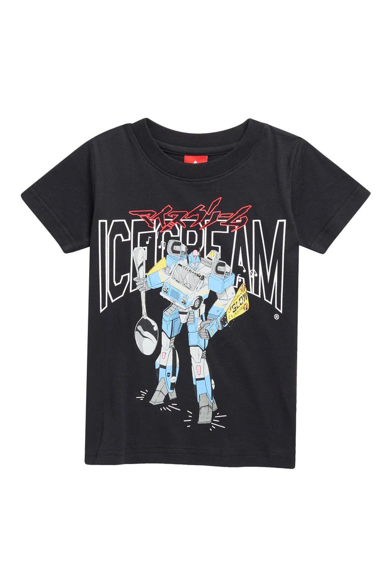 Kids' Robot Graphic T-Shirt, Main, color, STRETCH LIMO