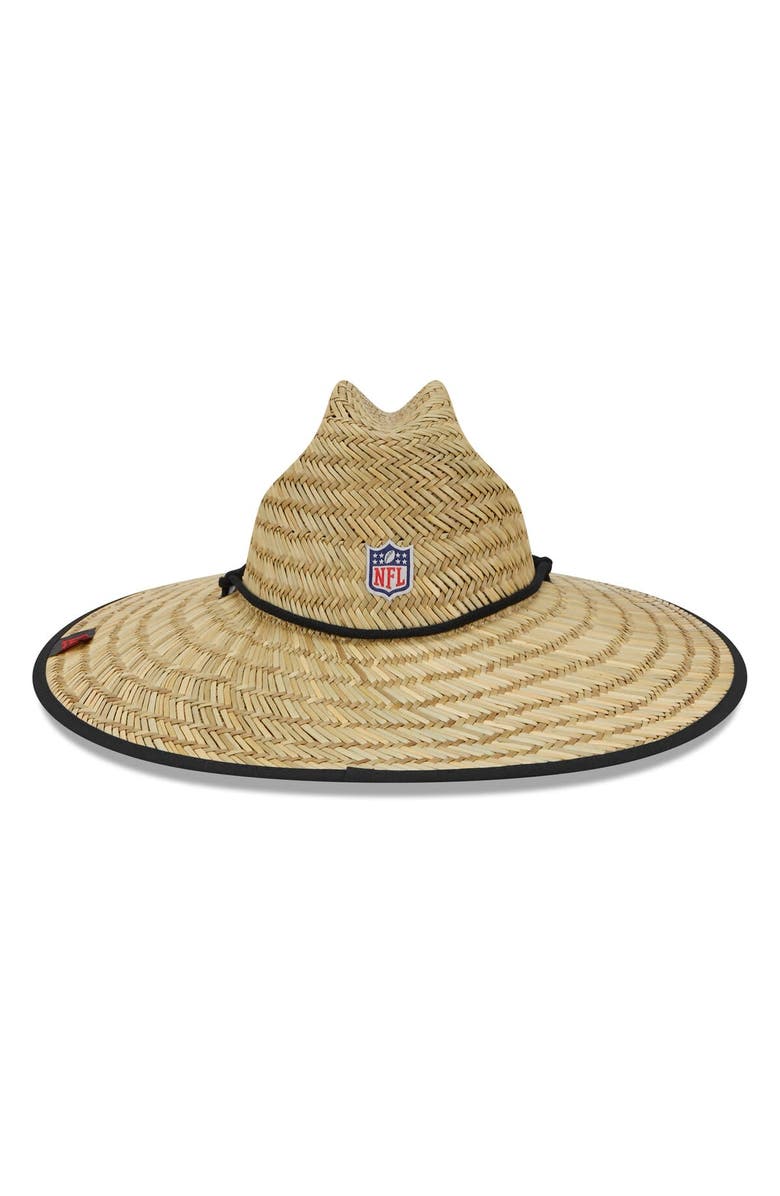 New Era Men's New Era Natural Atlanta Falcons NFL Training Camp Official Straw Lifeguard Hat, Alternate, color, Natural