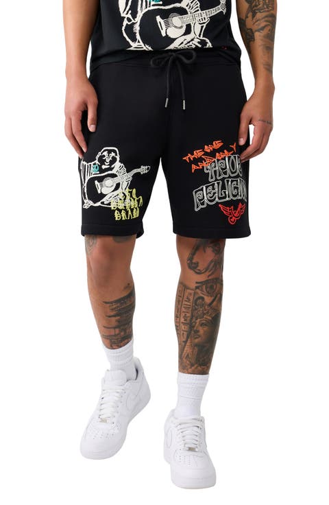 Sketched Logo Fleece Sweat Shorts