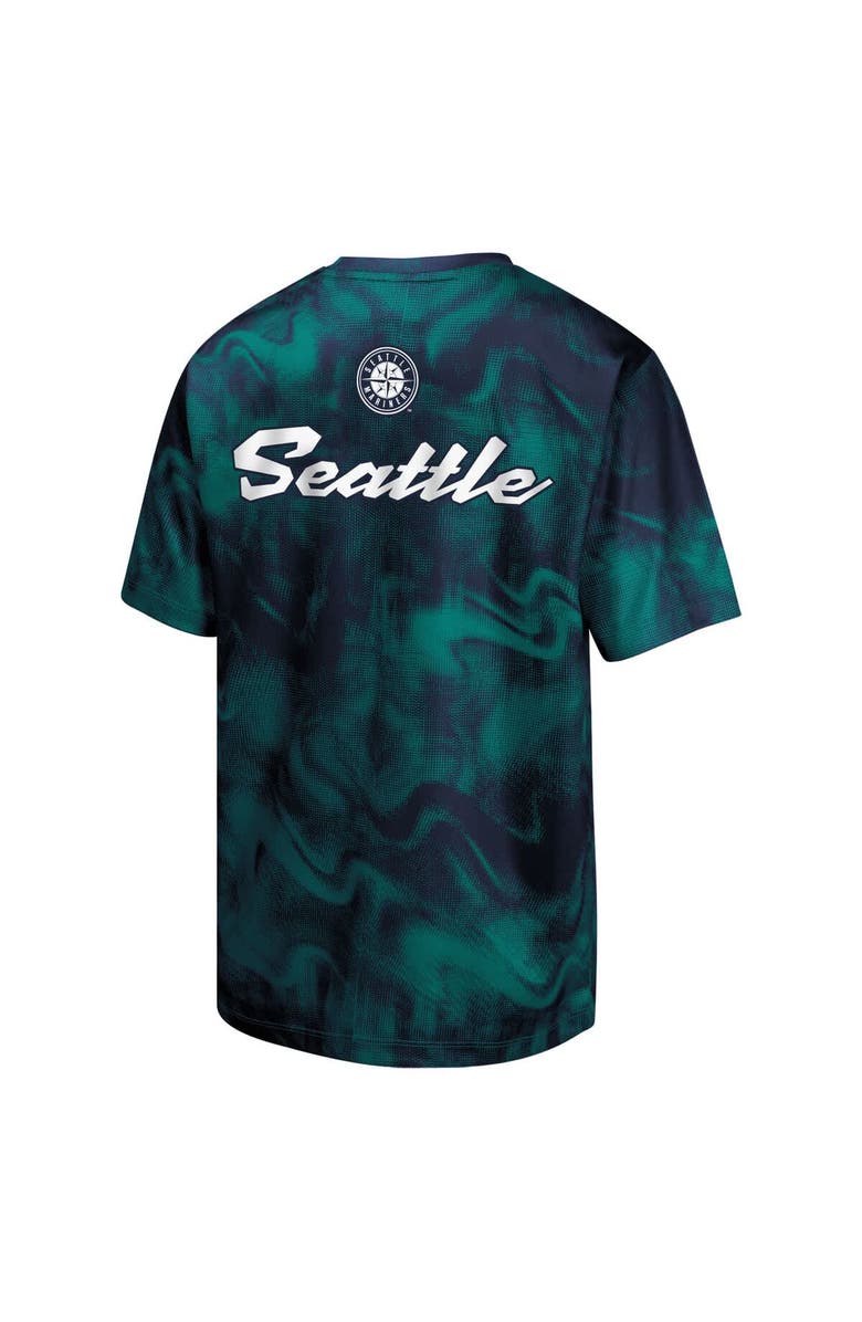 Outerstuff Youth Teal/Navy Seattle Mariners Pinch Hitter T-Shirt, Alternate, color, 