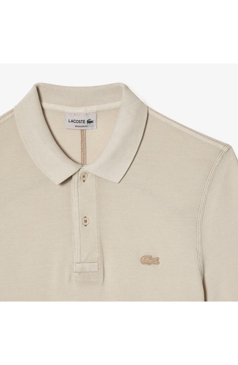 Lacoste Regular Fit Solid Cotton Polo Shirt, Alternate, color, K8e Eco Beige