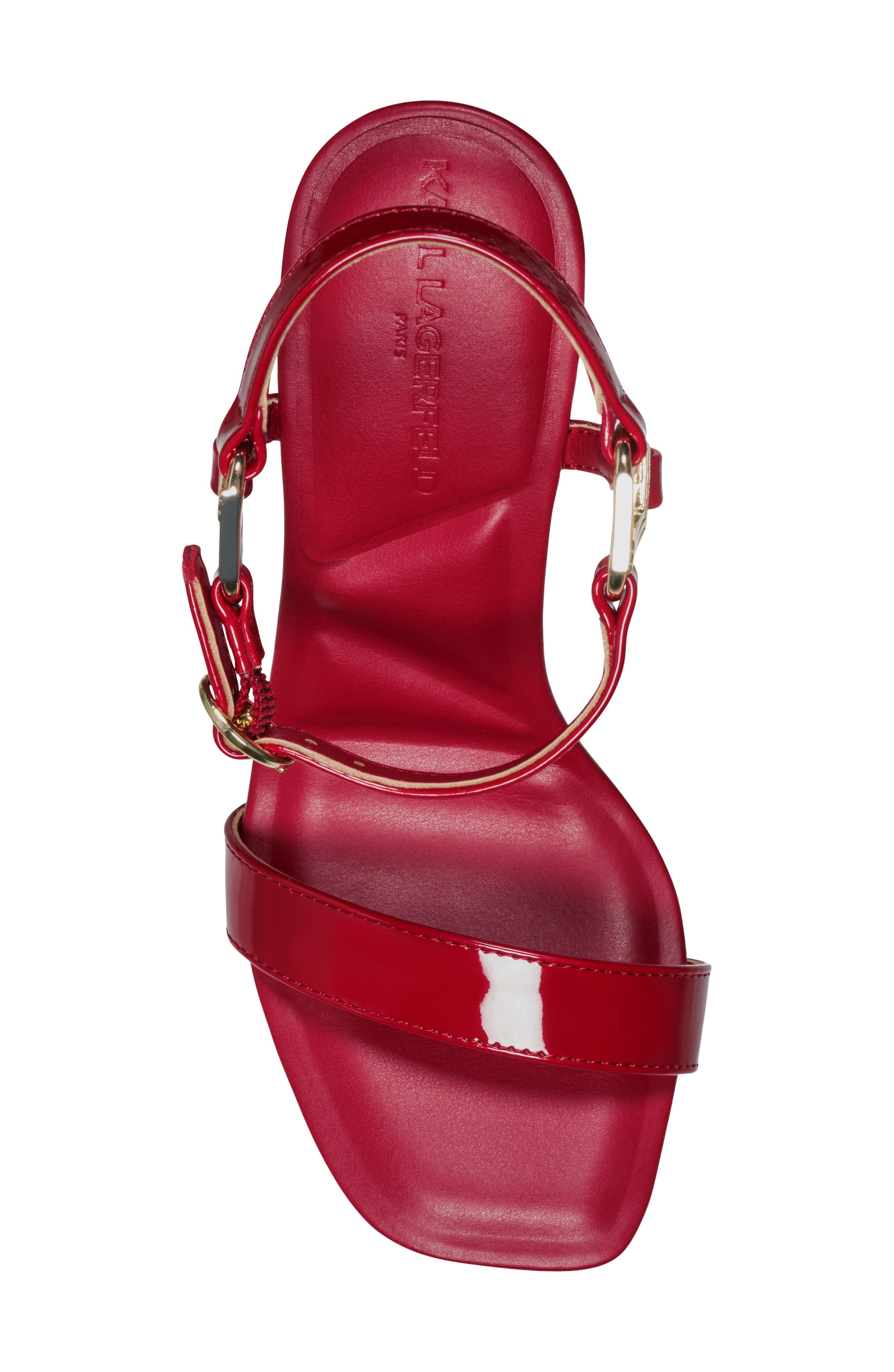 Cybil Ankle Strap Sandal, Alternate, color, POPPY RED