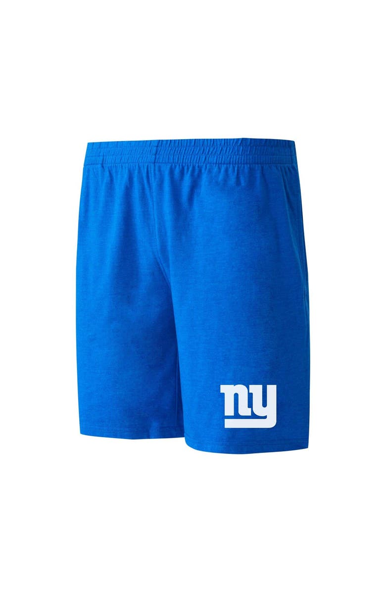 CONCEPTS SPORT Men's Concepts Sport Royal/Red New York Giants Meter T-Shirt & Shorts Sleep Set, Alternate, color, 
