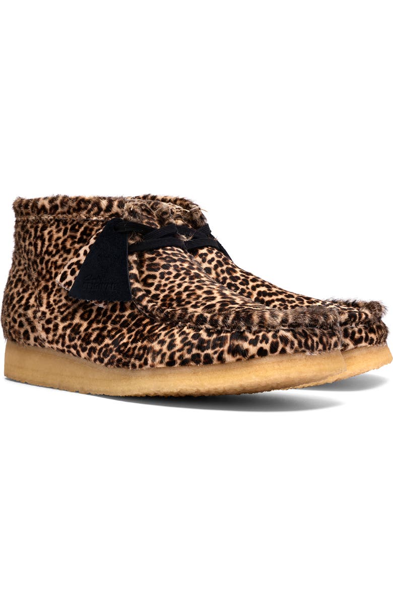 Clarks<sup>®</sup> Originals Wallabee Genuine Calf Hair Chukka, Alternate, color,