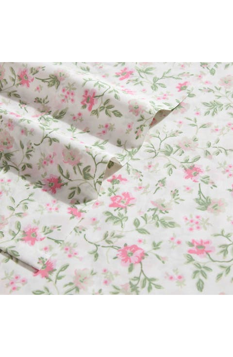 Bonnie Full Cotton Percale Sheet Set