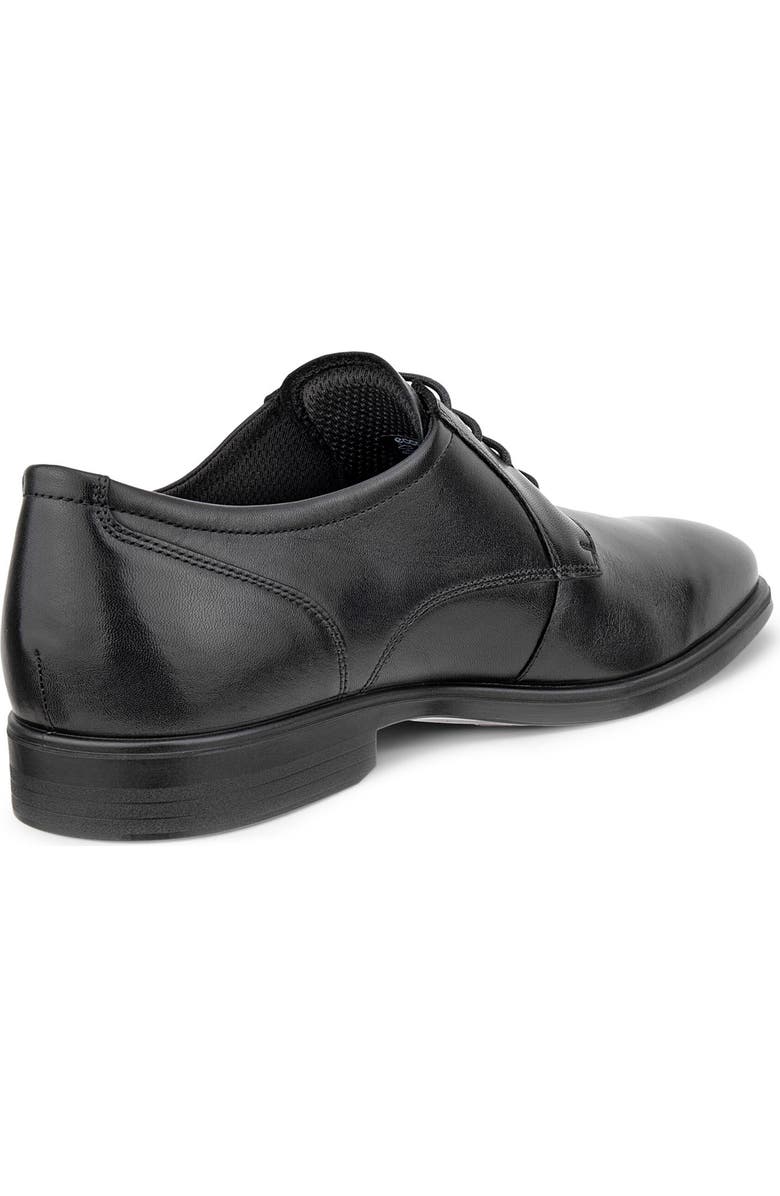 ECCO Queenstown Plain Toe Derby, Alternate, color, Black