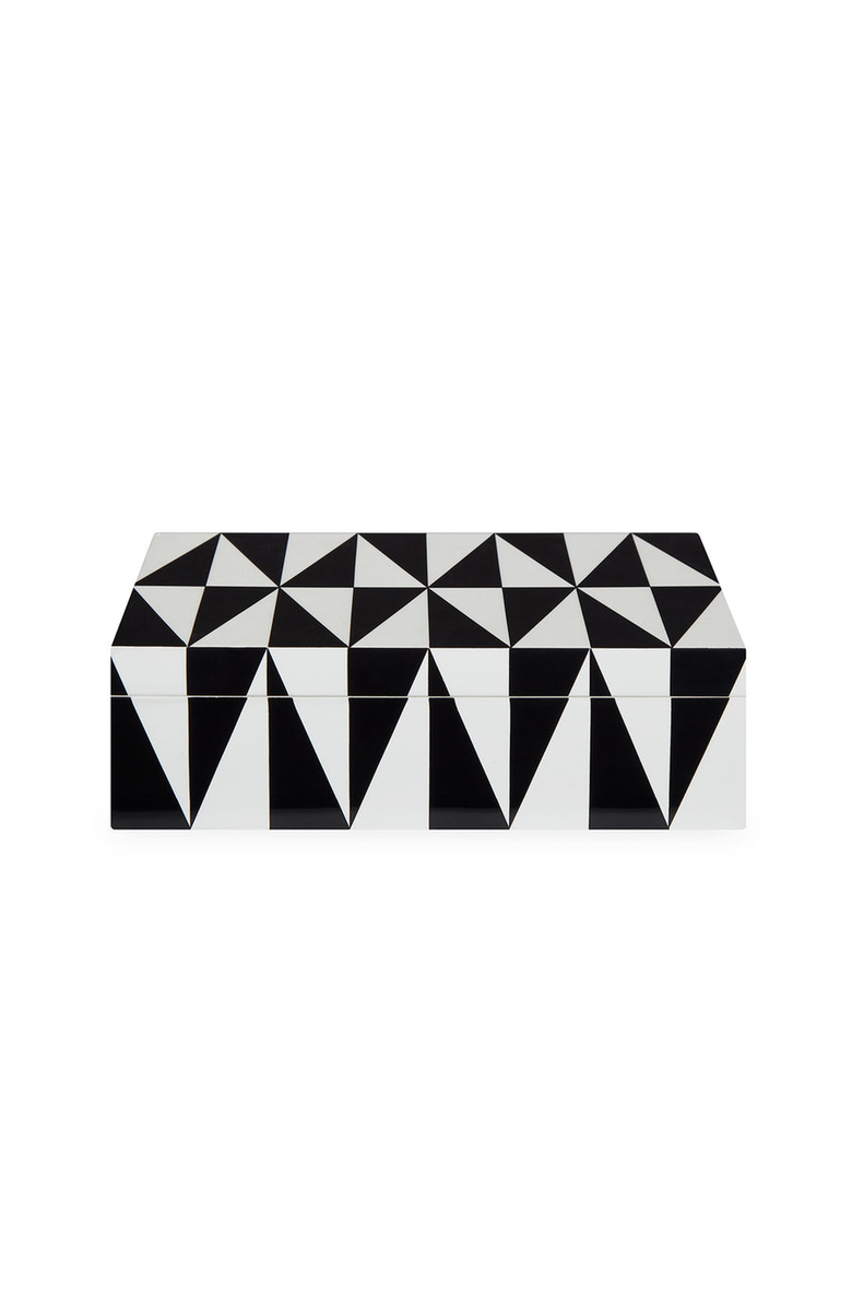Jonathan Adler Op Art Lacquer Box, Main, color, 