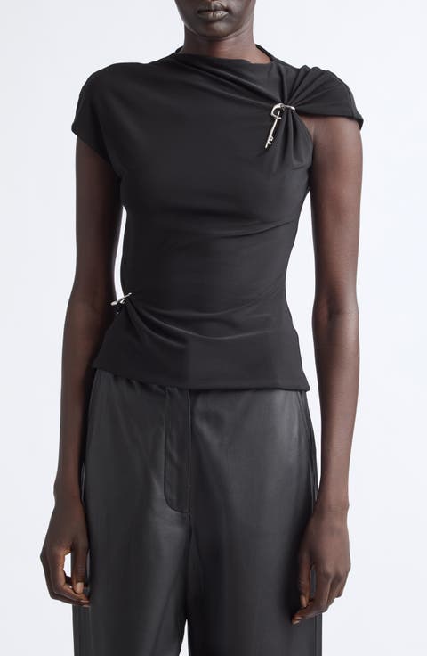 Relic Charms Jersey Mock Neck Top