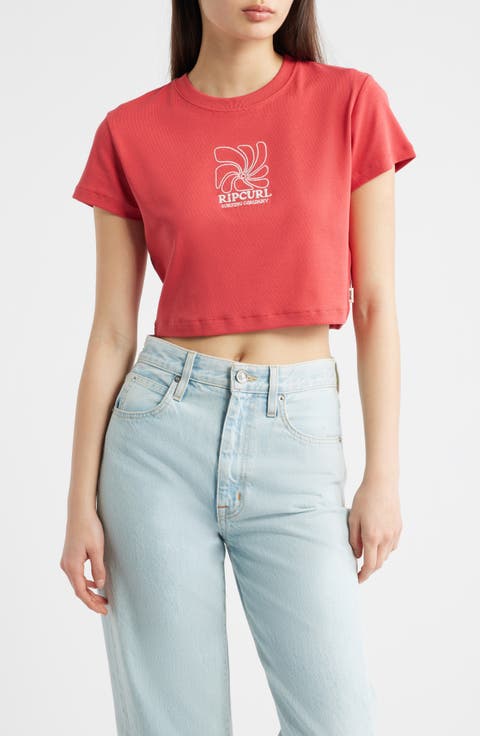 Pacific Coast Embroidered Baby Tee