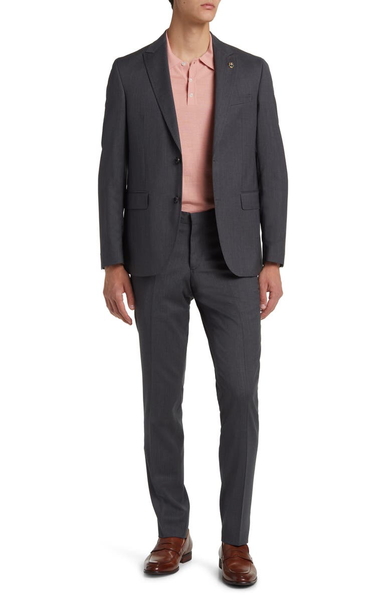 Ted Baker London Robbie Extra Slim Fit Wool Suit, Main, color, 