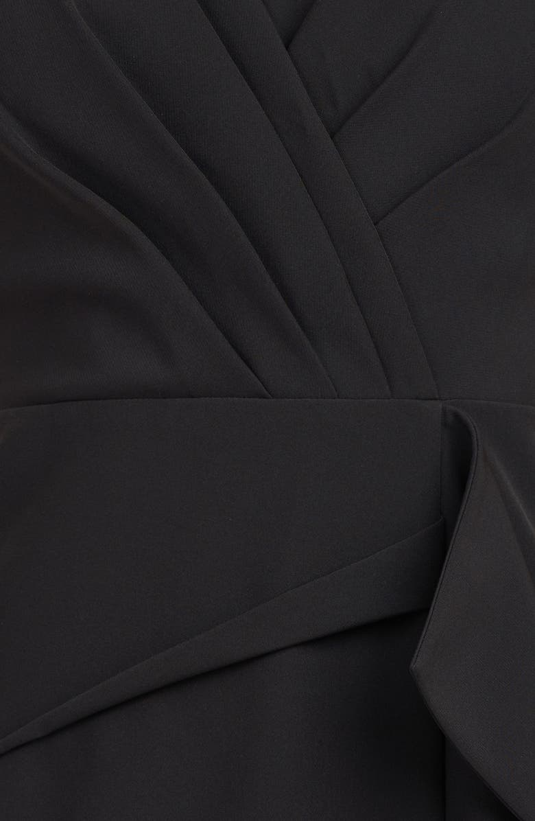 Kay Unger Brynn Ruffle Midi Sheath Dress, Alternate, color, 