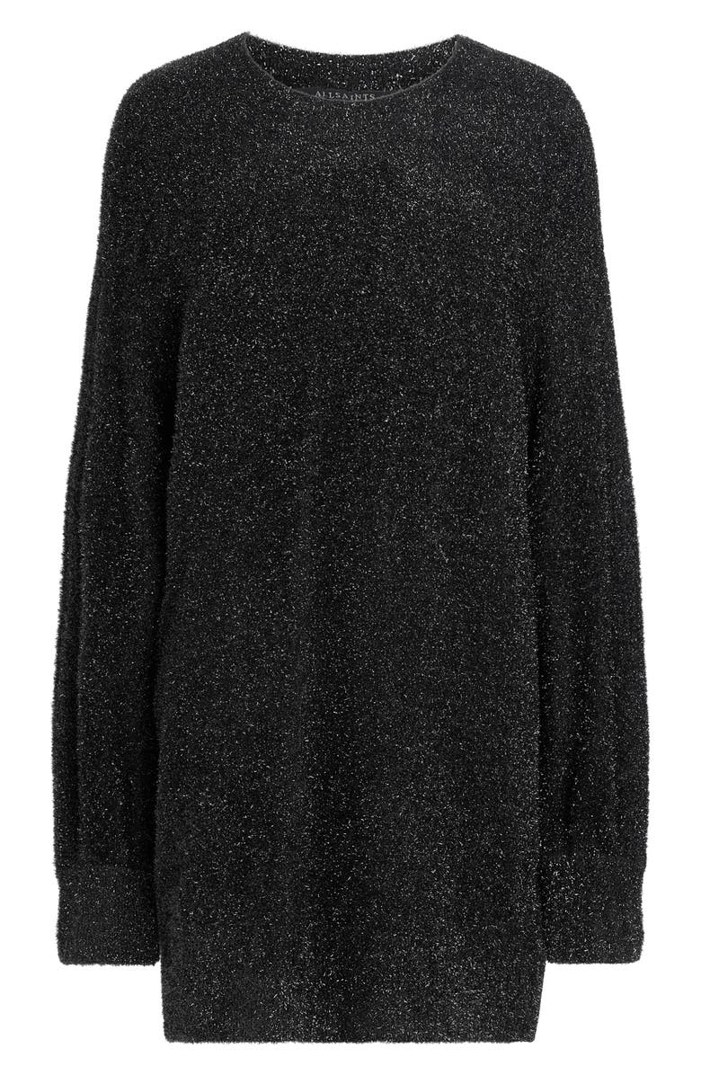 AllSaints Dazzle Long Sleeve Sweater Dress, Alternate, color, 