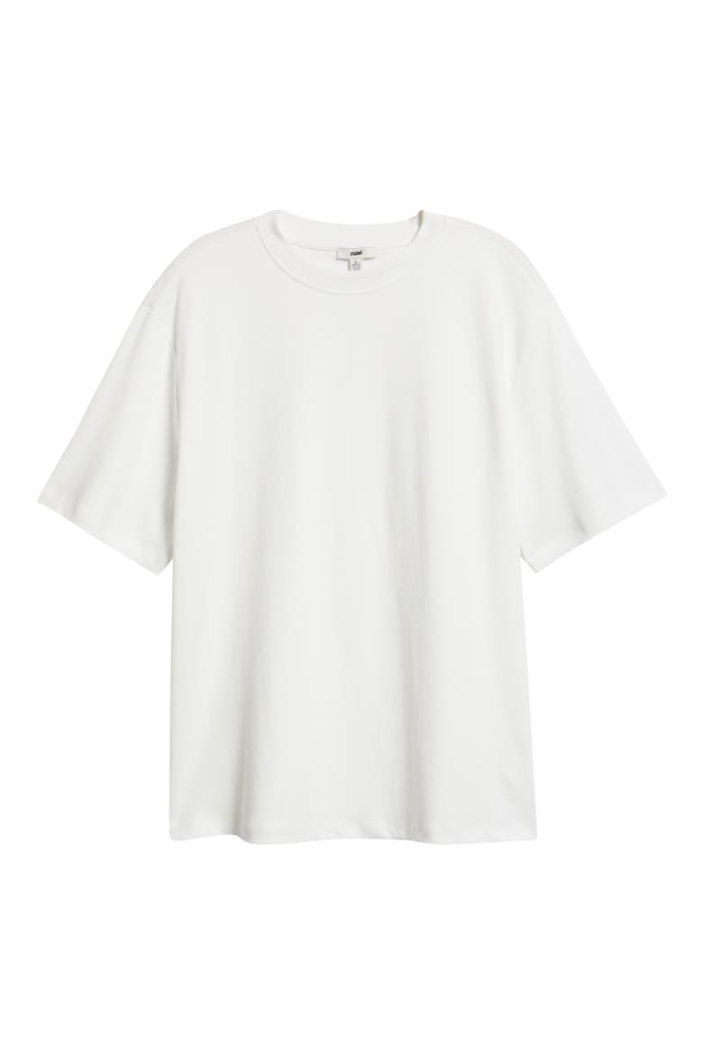 Crewneck Cotton T-Shirt, Alternate, color, WHITE
