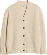 Madewell Oversize Bouclé Wool Blend Cardigan