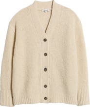 Madewell Oversize Bouclé Wool Blend Cardigan